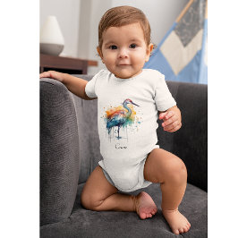 Gracval Crane: Watercolor Art, anpassningsbar T Shirt