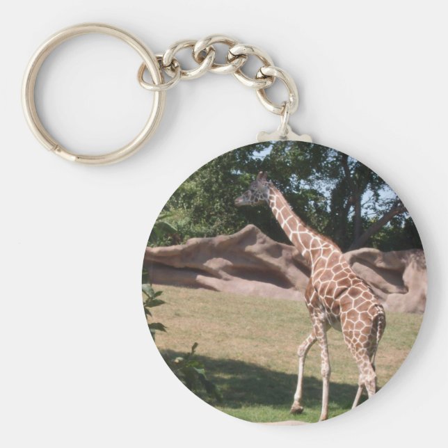 "Gracval Giraffe" Photo Nyckelring (Framsidan)
