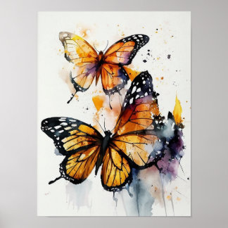 "Gracval Monarch Butterflies" Poster