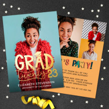 Grad 2023 fet studentfest 4 foto guld