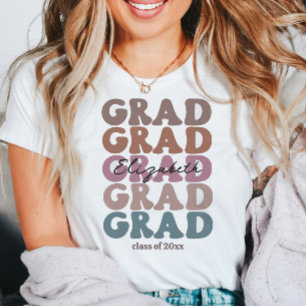 Grad 2023 Högre klass Trendig Studenten Namn T Shirt