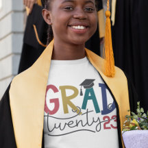 Grad 2024 fet färgstark studenten