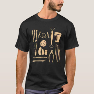 Grad av keramiska skulpturer av keramiskt Verktyg T Shirt