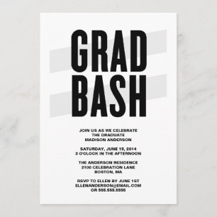 Grad Bash Inbjudan till Studentfest