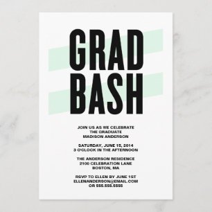 Grad Bash Inbjudan till studentfest