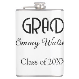 Grad bold letter graduation name class of 20XX sim Fickplunta