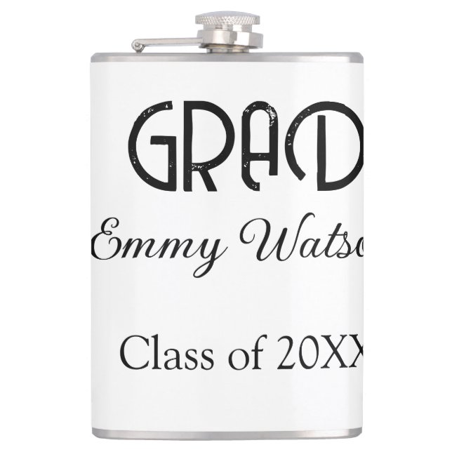 Grad bold letter graduation name class of 20XX sim Fickplunta (Framsidan)