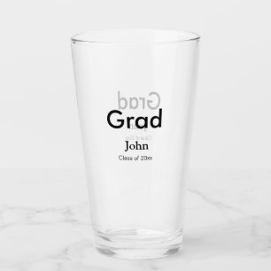 grad boylägg till gratulerar datumårstext för namn glaskopp