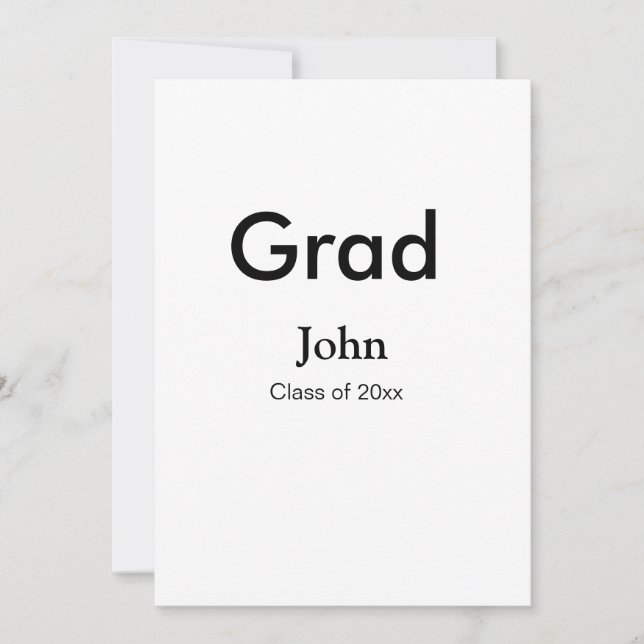 grad boylägg till gratulerar datumårstext för namn julkort (Framsida)