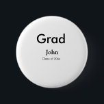 grad boylägg till gratulerar datumårstext för namn knapp<br><div class="desc">utformning</div>
