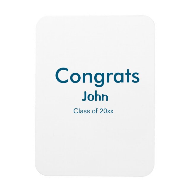 grad boylägg till gratulerar datumårstext för namn magnet (Vertikal)