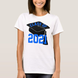 Grad Cap Blue Class of 2024 T Shirt