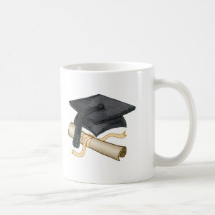 Grad Cap Diploma anpassningsbar mugg