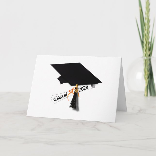 Grad Cap-klass för 2026 Studenten Kort (Framsida)
