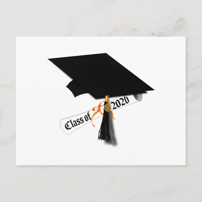 Grad Cap-klass för 2026 Studenten Vykort (Framsida)