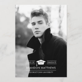 Grad Cap Photo Studenten-meddelande Meddelande