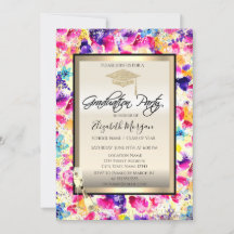 Grad Cap,Vin-glas,Konfetti Flowers Studenten