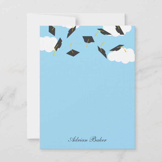 Grad Caps Studenten - tackkort Tack Kort (Framsida)