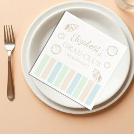 Grad Club Beach Party Pappersservett