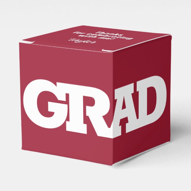 GRAD Crimson and White Studentfest Presentaskar (Framsidan Sidan)