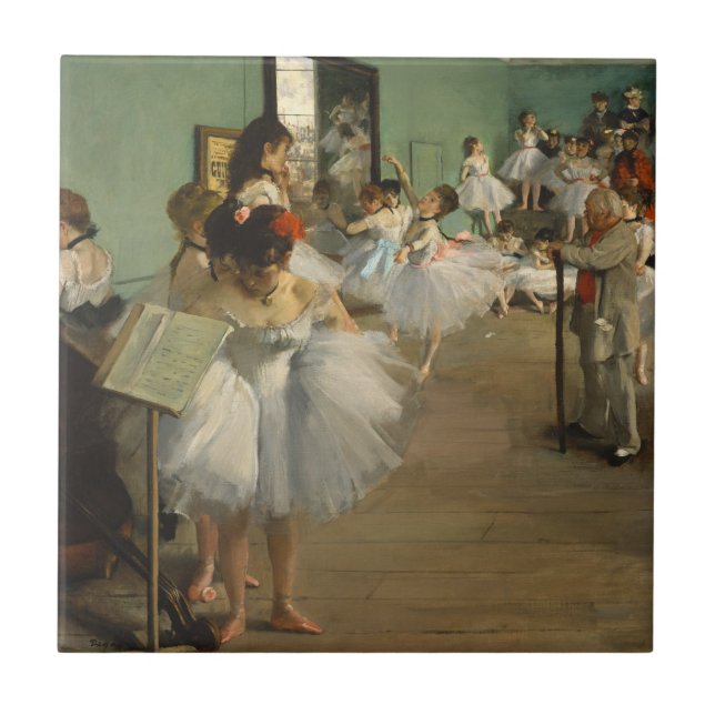 Grad Dance Class Ballet Dancers Ballerina Art Kakelplatta (Framsidan)
