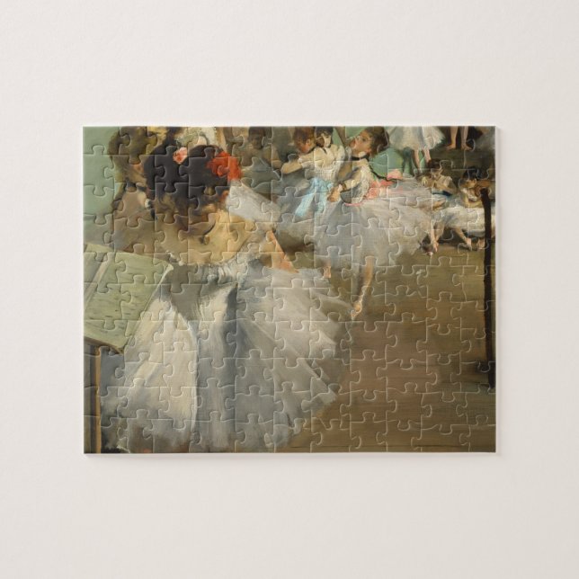 Grad Dance Class Ballet Dancers Ballerina Art Pussel (Horisontell)