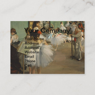 Grad Dance Class Ballet Dancers Ballerina Art Visitkort