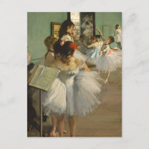 Grad Dance Class Ballet Dancers Ballerina Art Vykort