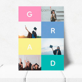GRAD FÄRG BLOCKS MULTI Photo studenten Meddelande