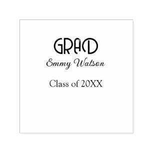 Grad fet bokstav examen namn klass 20XX sim Självfärgande Stämpel