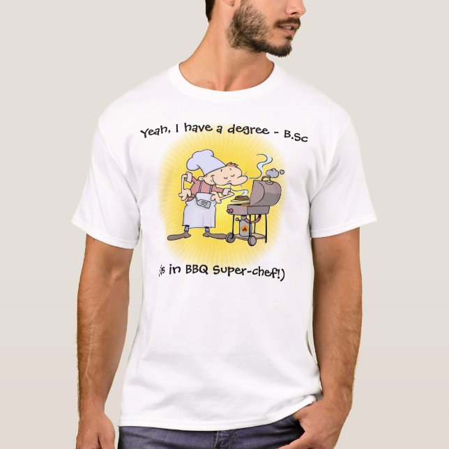 Grad för kock B.Sc Tee Shirt (Framsida)
