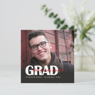 Grad Foto med färgskript År Kvadrat Meddelande