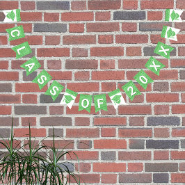 Grad Glam Grönt Cap - enkel klass av plus år Vimplar