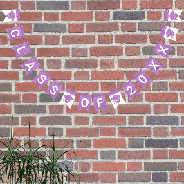 Grad Glam Lila Cap - enkel klass av plus år Vimplar