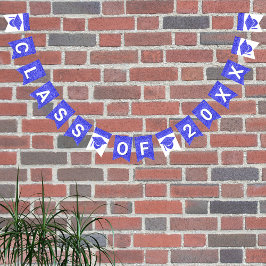 Grad Glam Navy Cap - enkel klass av Plus Year Bunt Vimplar