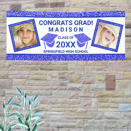 Grad Glam Navy Cap Studentfest Bild