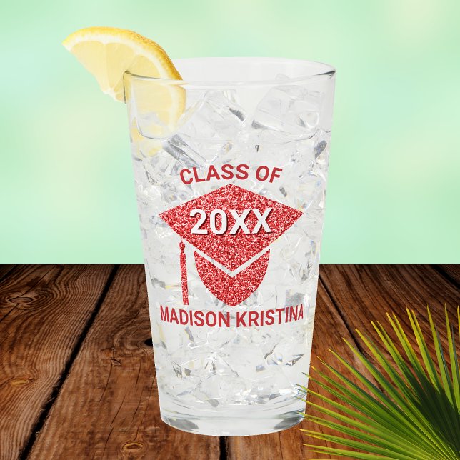 Grad Glam Red Cap Elegant Grattiss Glaskopp (Skapare uppladdad)