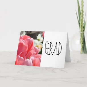 GRAD gratulationskort Rosa Tulpaner Kort