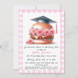 Grad-gruppinbjudan för Grill & Chill Grad Inbjudningar