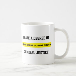 Grad i brottslig rättvisa kaffemugg