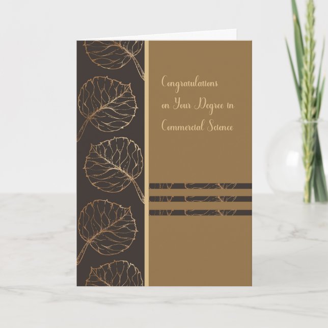 Grad i kommersiellt vetenskapskort kort (Framsida)