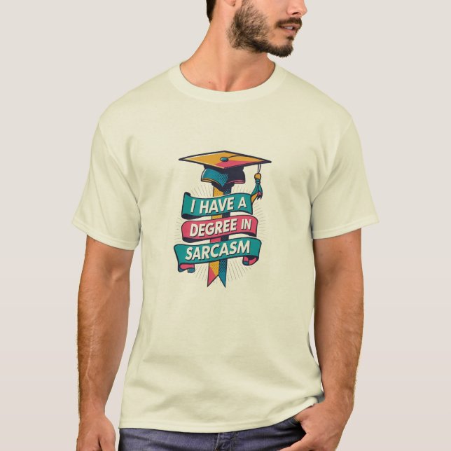 Grad i Sarcasm T Shirt (Framsida)