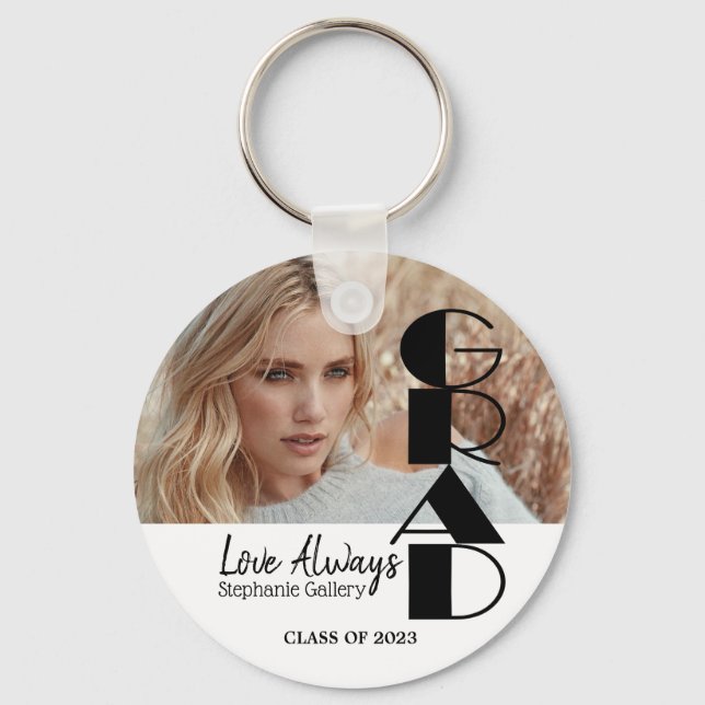 Grad - klass 20XX - DIY Photo Nyckelring (Framsida)