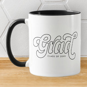 Grad-klass för 20XX Retro-Vintage enkel Mugg