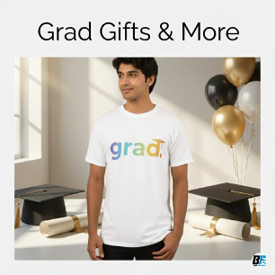 Grad Modern Trendig Studenten Personlig T Shirt