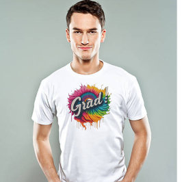 Grad Modern Trendig Studenten Personlig T Shirt