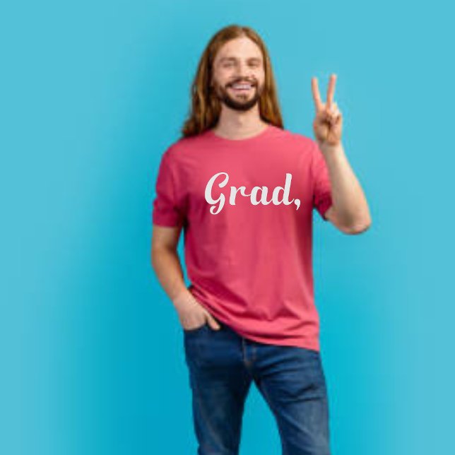 Grad Modern Trendig Studenten Personlig T Shirt (Skapare uppladdad)