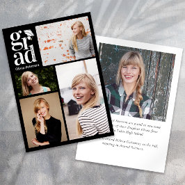 GRAD Multi Photo Collage Studenten Meddelande