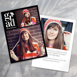 GRAD Multi Photo Collage Studenten Meddelande