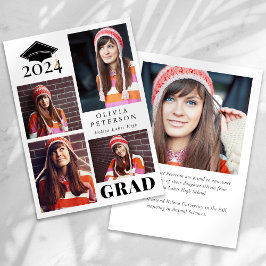 GRAD Multi Photo Collage Studenten Meddelande